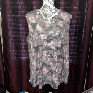 Camo/Floral Tank